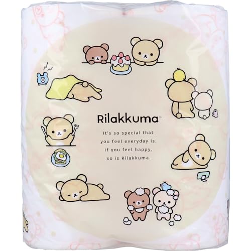 Amazon.co.jp: リラックマ トイレットペーパー ダブル 4ロール